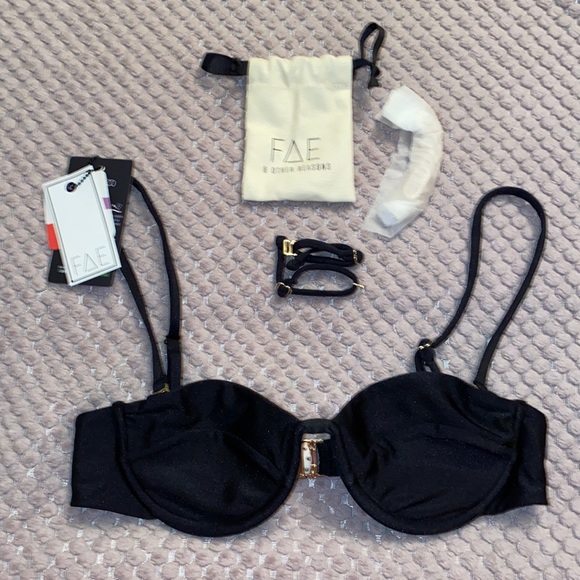 FAE NALU TOP NERO BLACK NWT - Picture 5 of 9